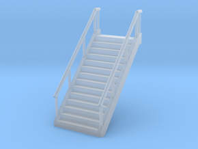 Stairs (wide) 1/43 in Clear Ultra Fine Detail Plastic