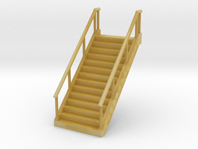 Stairs (wide) 1/144 in Tan Fine Detail Plastic