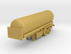 Tank Trailer 1/200 in Tan Fine Detail Plastic