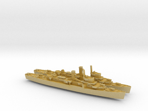 USS England x2 (Buckley Class) 1/1800 in Tan Fine Detail Plastic