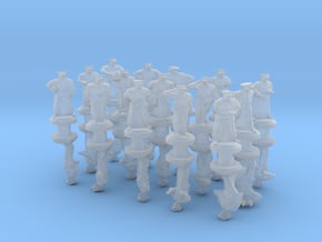 1-350 USN Officers Set 1 in Clear Ultra Fine Detail Plastic