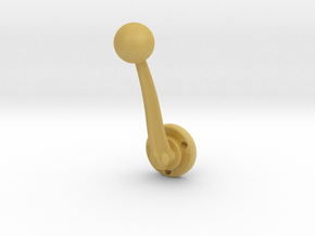 1-6 Shift Handle For Boat in Tan Fine Detail Plastic