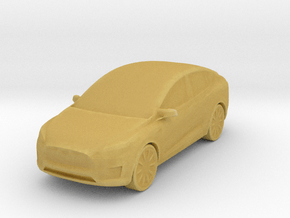 Tesla Model X 1/100 in Tan Fine Detail Plastic