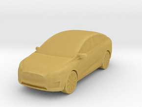 Tesla Model X 1/64 in Tan Fine Detail Plastic