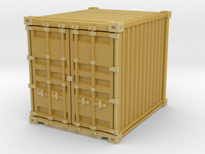 10ft Shipping Container 1/76 in Tan Fine Detail Plastic