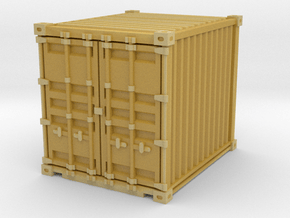 10ft Shipping Container 1/72 in Tan Fine Detail Plastic