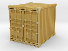 10ft Shipping Container 1/64 in Tan Fine Detail Plastic