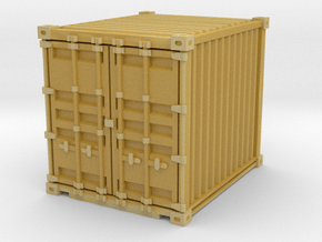 10ft Shipping Container 1/48 in Tan Fine Detail Plastic