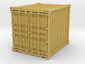 10ft Shipping Container 1/120 in Tan Fine Detail Plastic