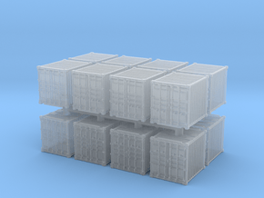 10ft Shipping Container (x16) 1/400 in Clear Ultra Fine Detail Plastic