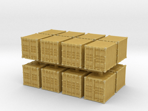 10ft Shipping Container (x16) 1/500 in Tan Fine Detail Plastic