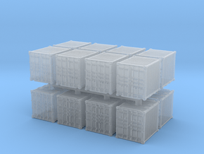10ft Shipping Container (x16) 1/500 in Clear Ultra Fine Detail Plastic