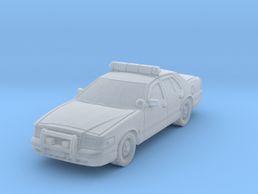 Crown Victoria Police 1/56 in Clear Ultra Fine Detail Plastic