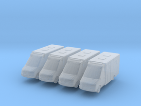 Sprinter Ambulance (x4) 1/350 in Clear Ultra Fine Detail Plastic