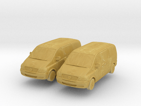 Mercedes Vito W639 (x2) 1/200 in Tan Fine Detail Plastic