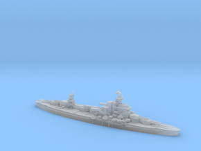 USS Arkansas 1/1800 WWII  Full Color in Clear Ultra Fine Detail Plastic