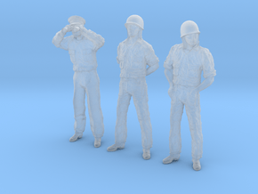 1/35 USN PT Crew Set06-04 in Clear Ultra Fine Detail Plastic