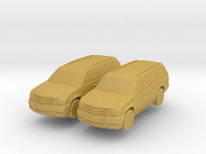 Cadillac Escalade 2013 (x2) 1/200 in Tan Fine Detail Plastic