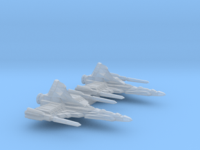 Hatchet Fighter 1/144 x2 in Clear Ultra Fine Detail Plastic