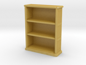 Wooden Bookcase 1/56 in Tan Fine Detail Plastic