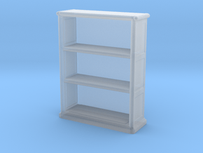 Wooden Bookcase 1/43 in Clear Ultra Fine Detail Plastic