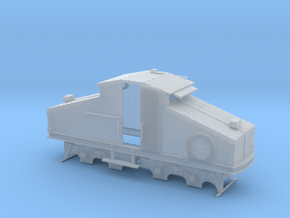 B-1-43-crochat-loco1-plus14mm gauge in Clear Ultra Fine Detail Plastic