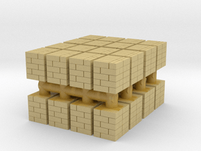 48x40in Pallet Box Load (x32) 1/350 in Tan Fine Detail Plastic