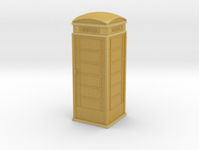 UK Phone Booth 1/76 in Tan Fine Detail Plastic