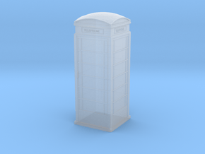 UK Phone Booth 1/76 in Clear Ultra Fine Detail Plastic