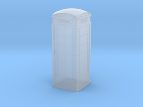 UK Phone Booth 1/72 in Clear Ultra Fine Detail Plastic