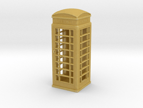 UK Phone Booth 1/56 in Tan Fine Detail Plastic