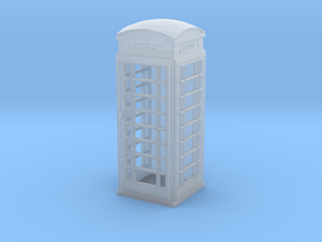 UK Phone Booth 1/56 in Clear Ultra Fine Detail Plastic