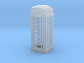 UK Phone Booth 1/43 in Clear Ultra Fine Detail Plastic