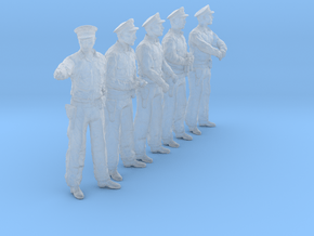 1/48 USN Officers Set431-02 in Clear Ultra Fine Detail Plastic