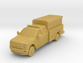 Ford F-550 Utility 1/87 in Tan Fine Detail Plastic