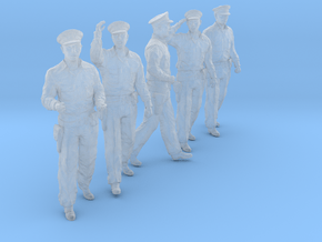 1/56 USN Officers Set432-02 in Clear Ultra Fine Detail Plastic