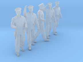 1/35 USN Officers Set432-02 in Clear Ultra Fine Detail Plastic