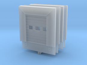 Loading Dock Door (x4) 1/160 in Clear Ultra Fine Detail Plastic