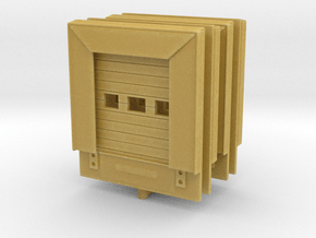 Loading Dock Door (x4) 1/200 in Tan Fine Detail Plastic