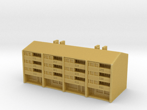 Residential Building 04 1/285 in Tan Fine Detail Plastic