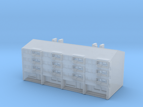 Residential Building 04 1/1000 in Clear Ultra Fine Detail Plastic