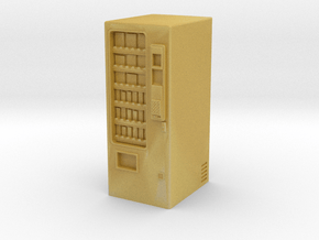 Snack Vending Machine 1/64 in Tan Fine Detail Plastic