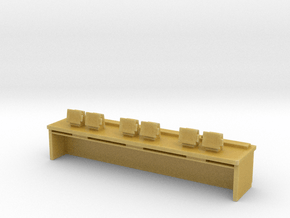Fast Food Cash Counter 1/64 in Tan Fine Detail Plastic