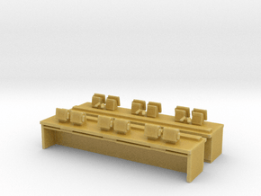 Fast Food Cash Counter (x2) 1/160 in Tan Fine Detail Plastic
