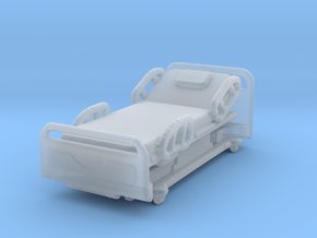 Modern Hospital Bed 1/64 in Clear Ultra Fine Detail Plastic