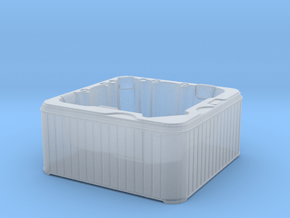 Jacuzzi Hot Tub 1/72 in Clear Ultra Fine Detail Plastic