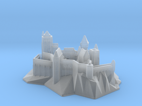 Medieval fantasy castle MIHI3b in Clear Ultra Fine Detail Plastic