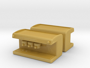 Bar Coffee Machine (x2) 1/48 in Tan Fine Detail Plastic