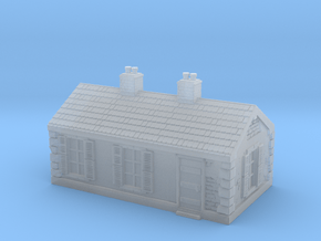 North European House 01 1/100 in Clear Ultra Fine Detail Plastic