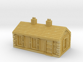 North European House 01 1/87 in Tan Fine Detail Plastic